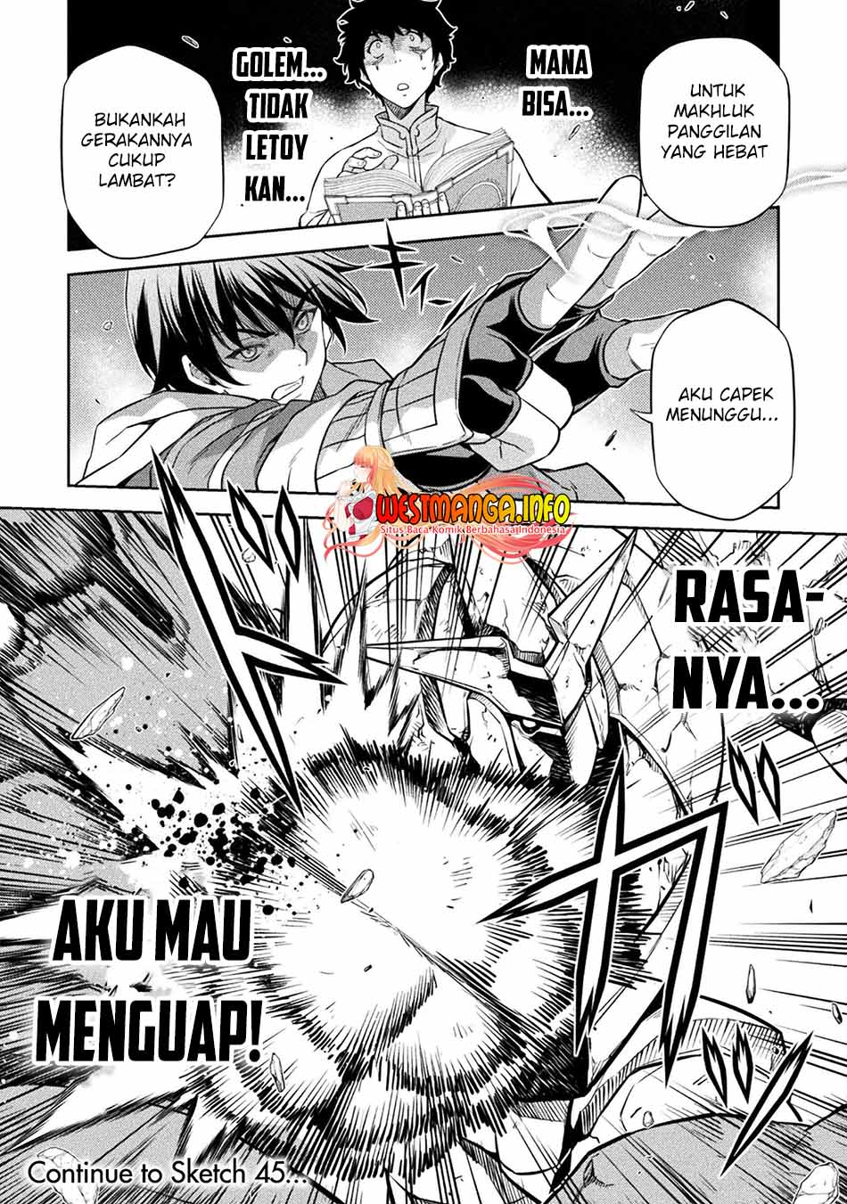 Drawing: Saikyou Mangaka wa Oekaki Skill de Isekai Musou Suru! Chapter 44 Bahasa Indonesia